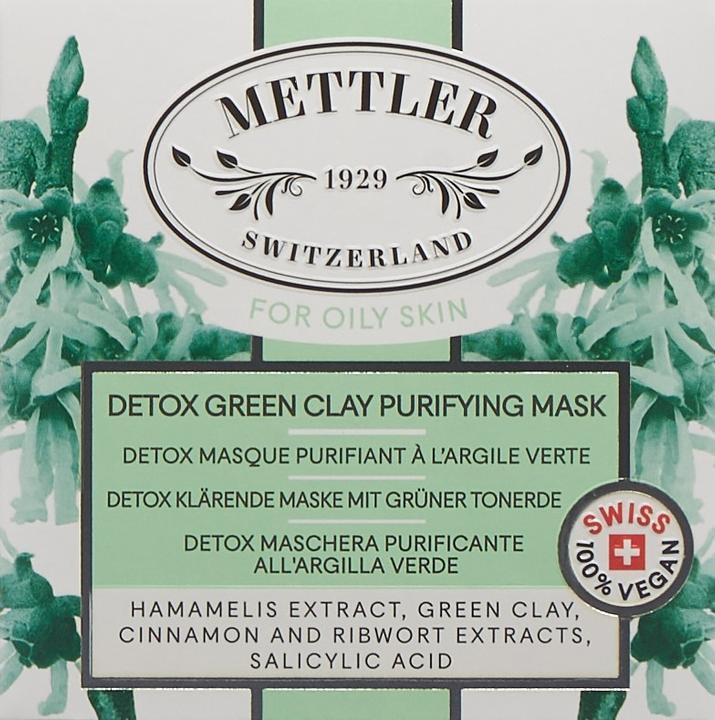 Image du produit Mettler1929 Detox masque purifiant à l'argile vert (50 ml)