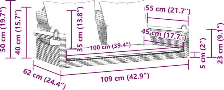 Image du produit VidaXL Ensemble salon de jardin 10 pièces avec coussins