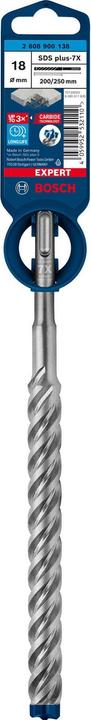 Produktbild Bosch Professional Zubehör EXPERT SDS plus-7X Hammerbohrer, 18 x 200 x 250 mm (18 Millimeter)
