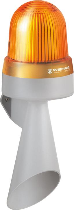 Actual product image Werma Yellow LED 3x Beacon/Horn 115/230V