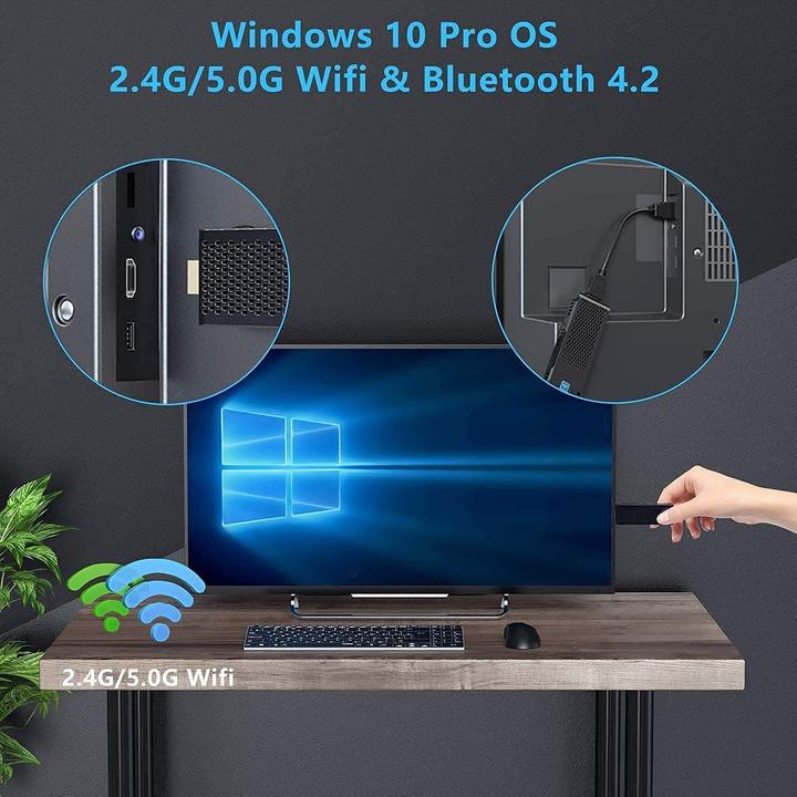 Image du produit Snunmu Mini PC Stick (Intel Atom x5-Z8350 x5-Z8350, 8 Go, 128 Go)