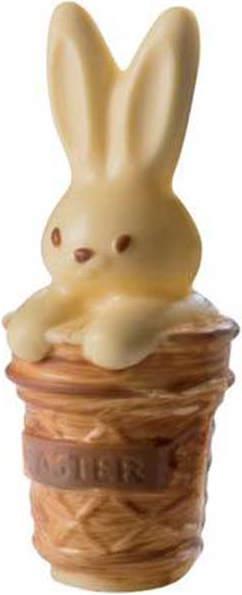 Actual product image Martellato Chocolate mold bunny in Easter basket