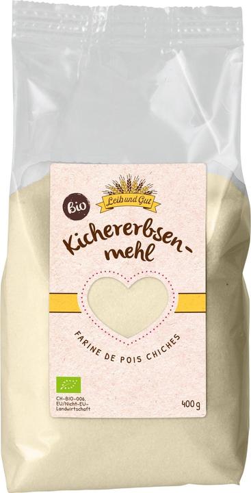 Image du produit Leib und Gut Farine de pois chiches bio 400 g (400 g)