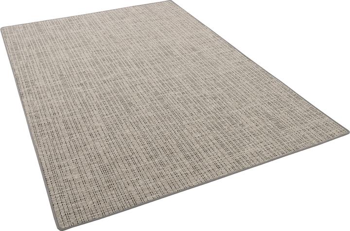 Produktbild Snapstyle Sisal-Optik Designer Flachgewebe Teppich Pure Beige Grau Meliert (133 x 133 cm)