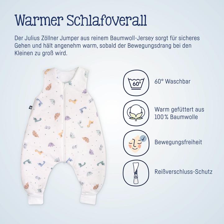Produktbild Julius Zöllner Jersey Jumper, Little Dinos (91 cm, 2.5 TOG)