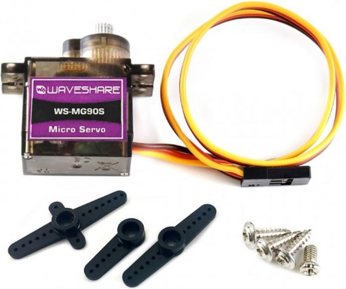 Image du produit WaveShare Micro Servo MG90S avec engrenage métallique