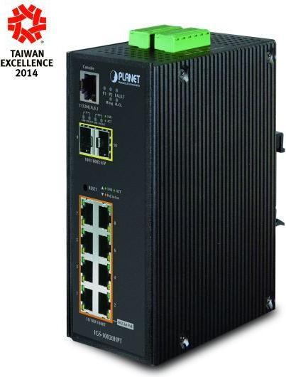 Image du produit Planet 8-Port Ind.SFP Managed Switch (8 Ports)