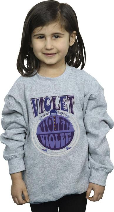 Image du produit Willy Wonka & the Chocolate Factory - Sweat VIOLET TURNING VIOLET - Fille (128)