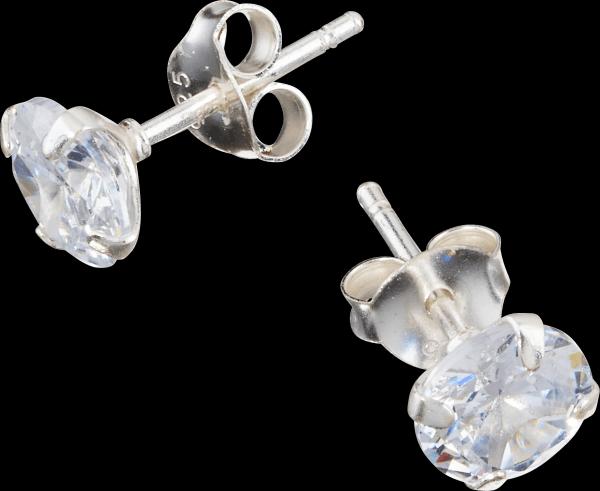 Produktbild dm ebelin Ohrstecker Strassstein 925 Silber