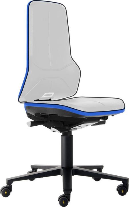 Produktbild Bimos Arbeitsstuhl Neon 2, mit Rollen, ESD, Permanentkontakt, grün