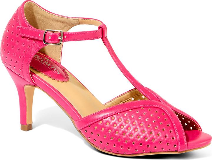 Actual product image Joe Browns Laser Cut T-Bar Heels (38)
