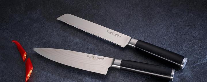 Actual product image Echtwerk Damascus knife set