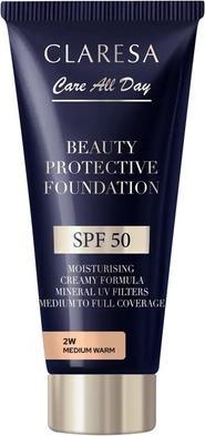 Physicians Formula Claresa Beauty Protective Foundation Moisturizing Foundation With Spf50 2w Medium Warm 30ml