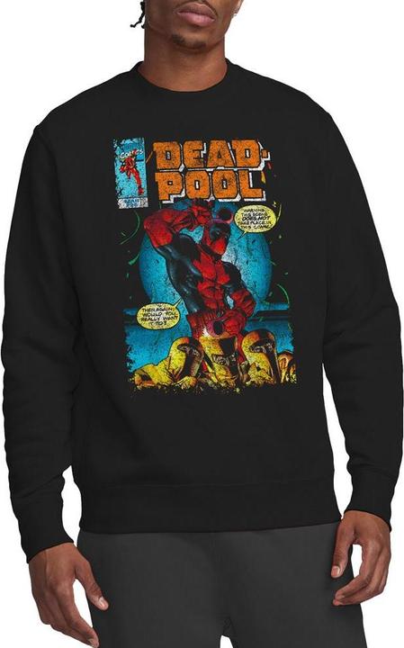 Actual product image Deadpool Unisex Adult Would You Want It Comic Cover Sweatshirt (XXL)