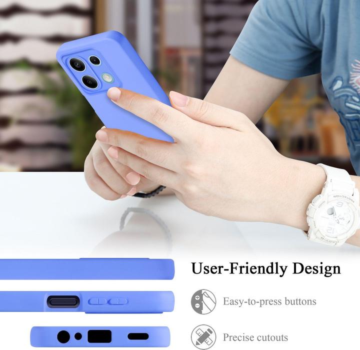 Immagine prodotto Cadorabo Custodia per Redmi Note 13 5G Global TPU con design in silicone per la protezione da liquidi (Xiaomi Redmi Note 13 5G)
