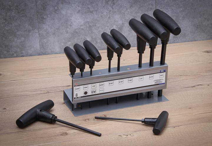 Produktbild BGS Schraubendreher-Satz mit T-Griff Zollmasse Innensechskant 3/32" - 3/8" 10-tlg. (Innensechskant)