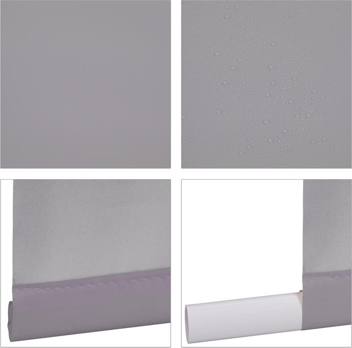 Actual product image Relaxdays Shower roller blind (80 x 4.5 x 240 cm)