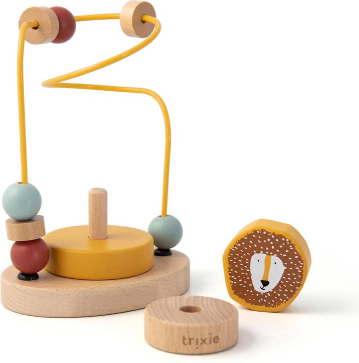 Actual product image Trixie Baby Wooden Motor Spiral - Mr. Lion