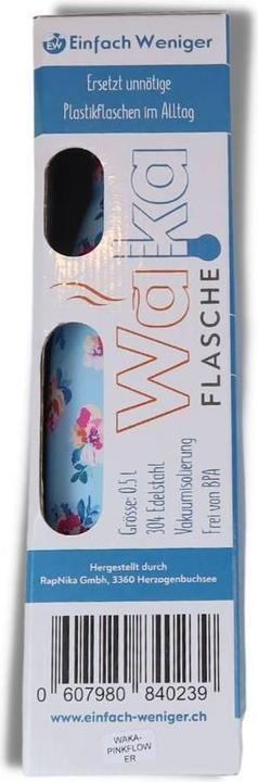 Immagine prodotto Einfach Weniger Borraccia thermos in acciaio inox, 500ml, senza rivestimento interno, super isolante Cactus (0.50 l)