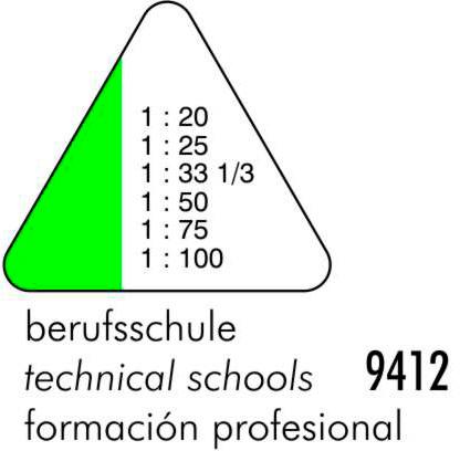 Image du produit Règle triangulaire 30cm (300 mm)