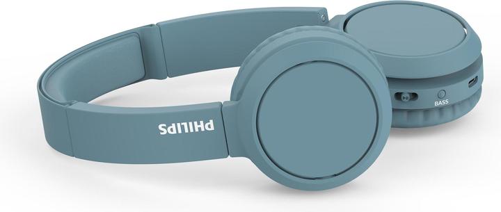 Image du produit Philips Écouteurs intra-auriculaires sans fil TAH4205BL/00 (pas de réduction du bruit, 29 h, Sans fil)