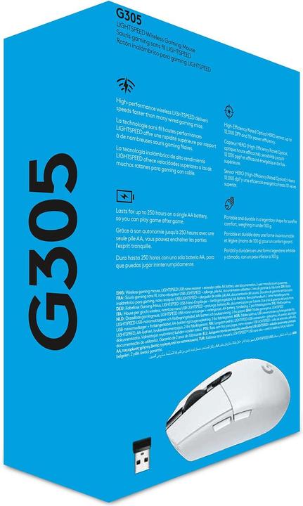 Immagine prodotto Logitech G G305 Velocità della luce (Senza fili)