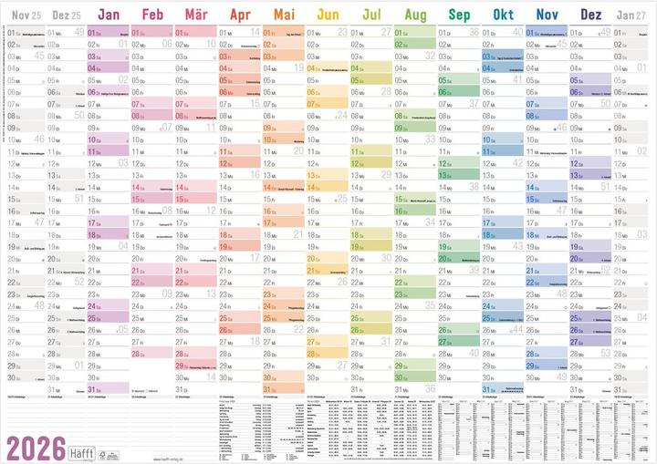 Immagine prodotto Wandkalender (A1+, Copertina rigida, Tedesco)