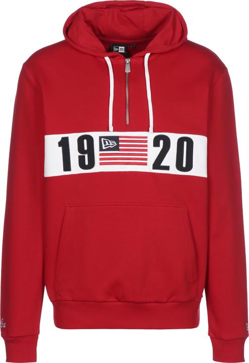 New Era Colour Blocked 1920 Half Zip Hoodie - 92965
