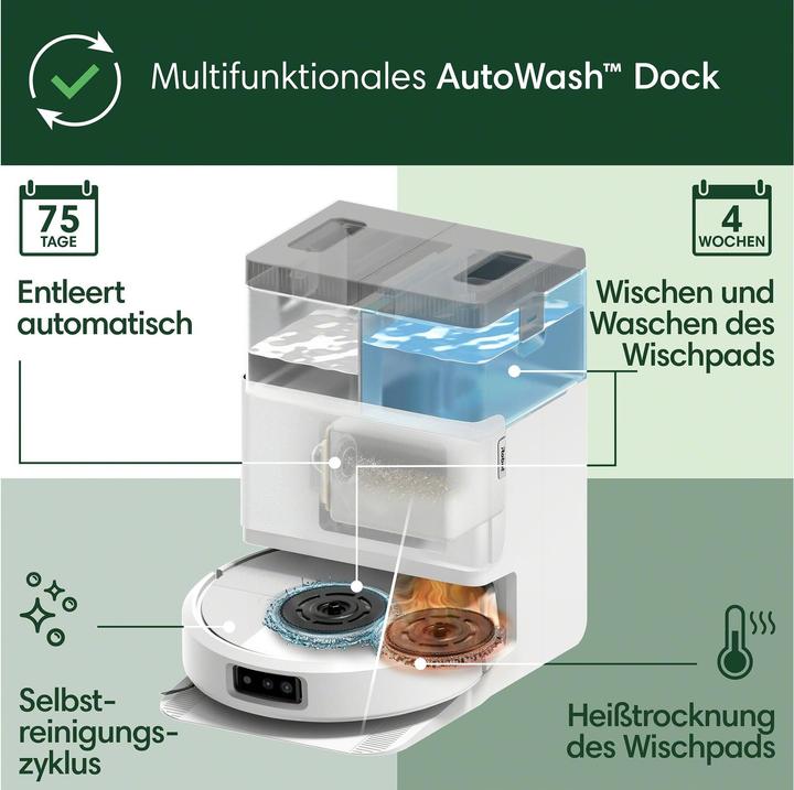 Produktbild iRobot Roomba Plus 505 Combo + AutoWash Dock (Saugroboter)