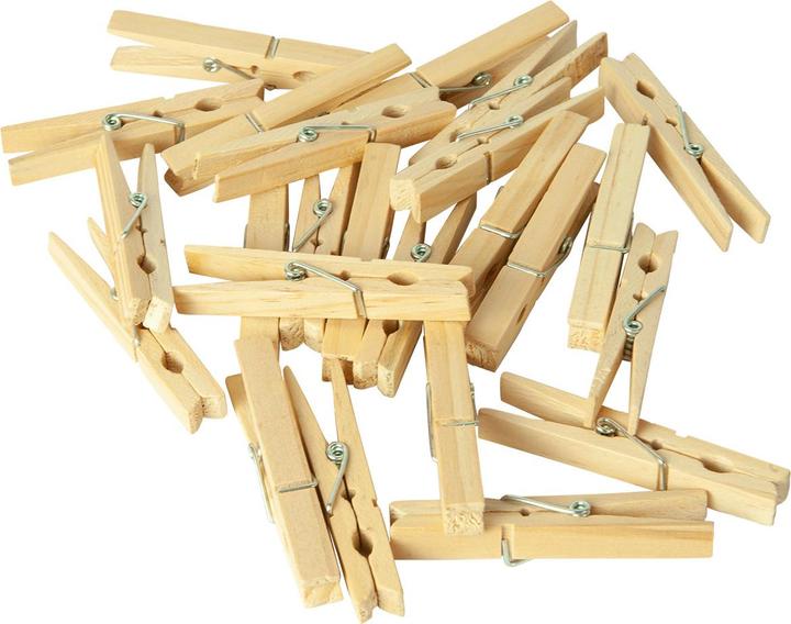 Produktbild Natura Punto Wäscheklammern aus Holz, 24 Stück, natur