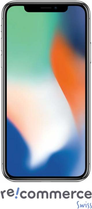 Produktbild Re!commerce iPhone X (256 GB, Silver, 5.80", 12 Mpx, Single SIM, A / Wie neu)