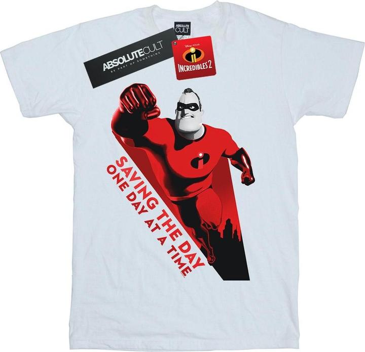 Image du produit Disney - T-shirt THE INCREDIBLES SAVING THE DAY - Garçon (128)