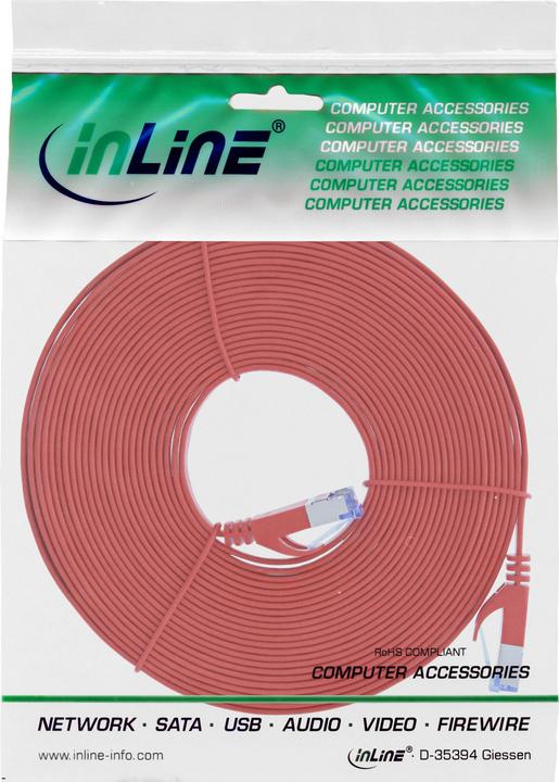 Image du produit InLine Câble de raccordement RJ-45 (M) à RJ-45 (M) (U/FTP, PiMF, CAT6a, 7 m)