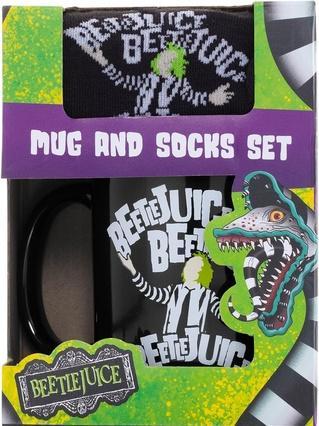 Actual product image Pyramid Beetlejuice mug and socks set (4 x)