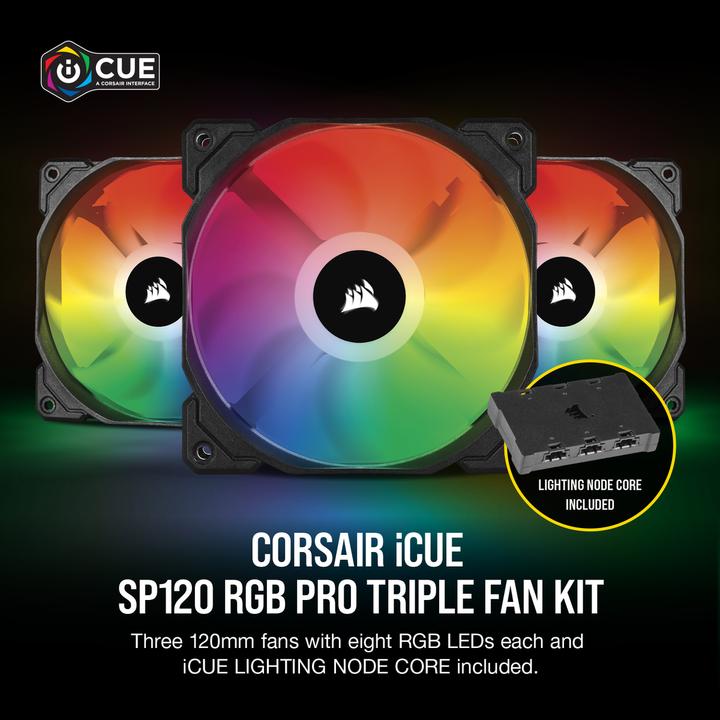Produktbild Corsair SP120 RGB PRO (120 mm, 3 x)