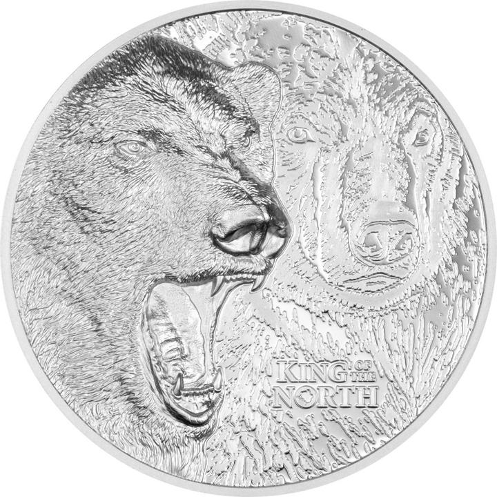 Immagine prodotto CIT Coin Invest Re del Nord in argento - Orso Polare da 1 oz PP - Ultra High Relief 2024 (999, 2024)