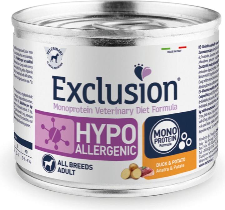 Immagine prodotto Exclusion Anatra e patate ipoallergeniche (Adulto, Senior, 1 pz., 200 g)