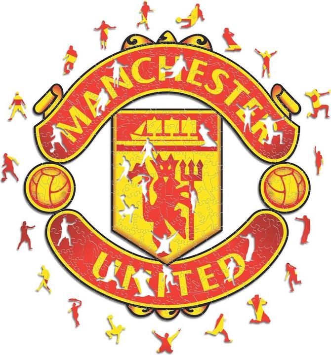 Produktbild Iconic FC Manchester United - Logo - Holz Puzzle Grösse L (500 Teile) (500 Teile)