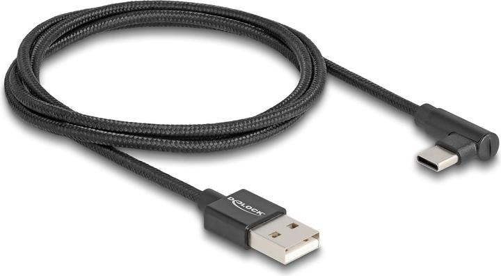Produktbild Delock USB 2.0 Kabel Typ-A Stecker zu USB Type-C Stecker gew (1 m, USB 2.0)
