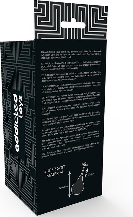 Actual product image Addicted toys Limpiador Anal Negro