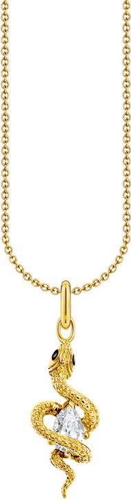 Actual product image Thomas Sabo Necklace with snake pendant Tempting Romance (925 silver, Yellow gold, 40 cm)