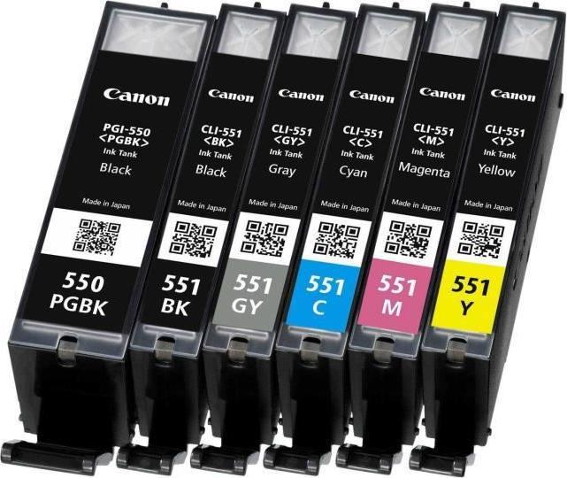 Immagine prodotto Canon Cli-551/Pgi-550 (M, C, PGBK, FC, GY, Y)