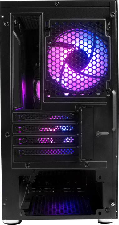 Actual product image Natec GENESIS Irid 353 ARGB - Micro Tower - PC - Acrylonitrile Butadiene Styrene (ABS) - S (ATX, Mini-ATX)