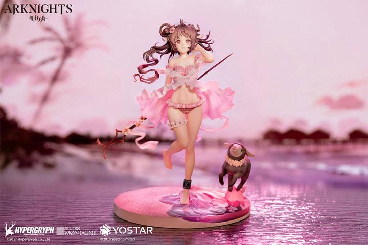 Actual product image Apex Arknights statuette PVC 1/7 Eyjafjalla Summer Flower FA018 23 cm