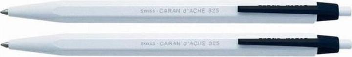 Caran d'Ache 825 Kugelschreiber im Blister (Schwarz, 2 x)