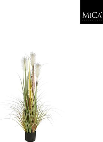 Mica Herbe artificielle Plume Foxtail Ø 45 H 120 cm vert (120 cm)