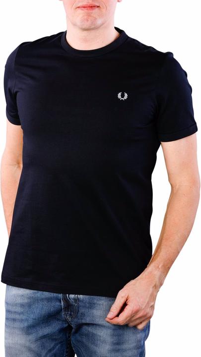 Actual product image Fred Perry Ringer T-Shirt navy (M)