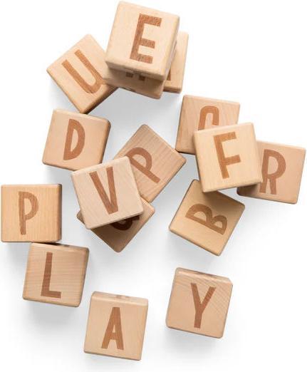 Actual product image Sebra Letter blocks