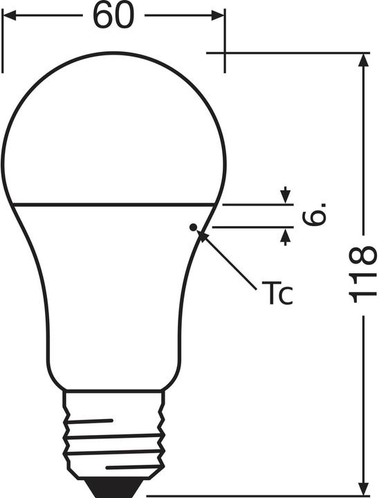 Immagine prodotto Osram LED monocromatico (E27, 14 W, 1521 lm, 1 x, F)