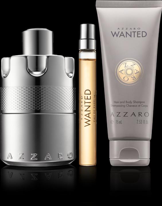 Produktbild Azzaro Wanted Eau de Parfum 100ml Set + Eau de Parfum 10ml + Shower Gel (Parfum set)